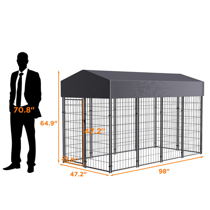 BingoPaw Outdoor Covered Dog Pen & Reviews Wayfair